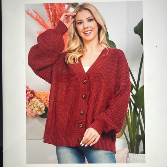 NWT 🏷️ A Girl Thing Womens Cardigan - Picture 3 of 5